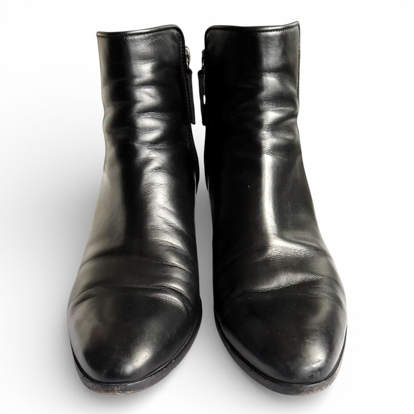 GIUSEPPE ZANOTTI Daddy 40 black leather ankle boots size 39 - Picture 6 of 16